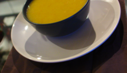 Soupe lardonnée