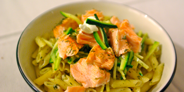 Salade au saumon acidulée