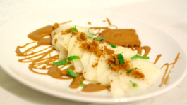 Carpaccio de poire au speculoos
