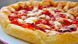 Tarte aux tomates cerises